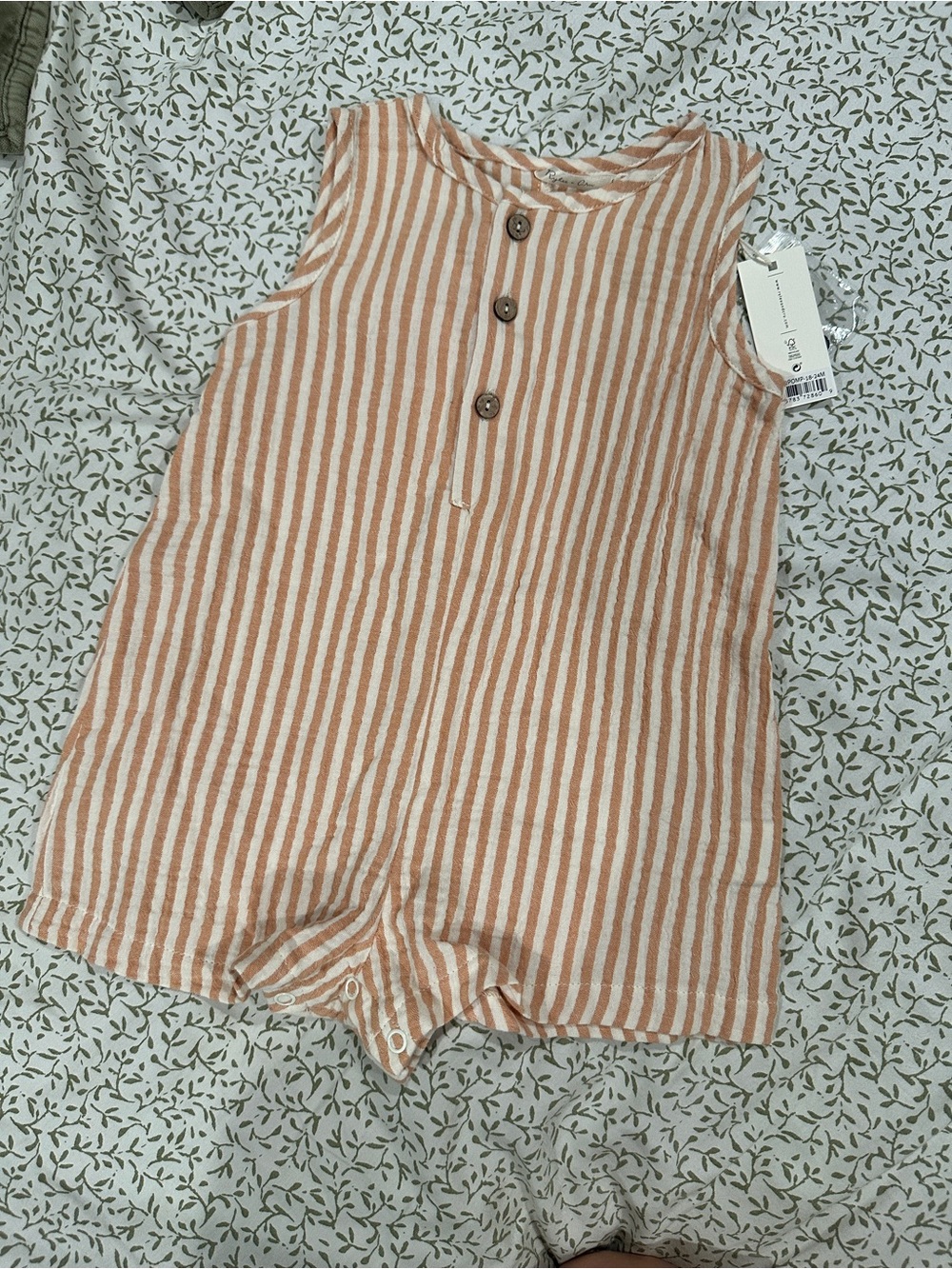 NWT Rylee & Cru Striped Romper